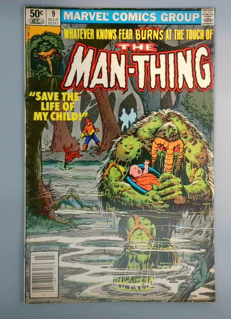 Man-Thing #9 Newsstand Edition Marvel 1981