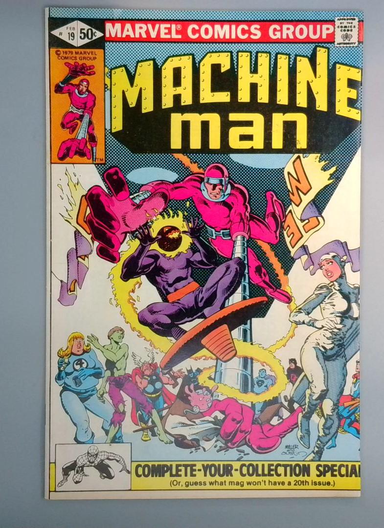 Machine Man #19 1st Appearance of Jack-O-Lantern Marvel 1981