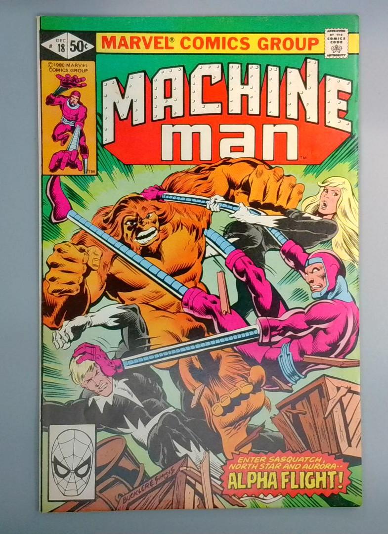 Machine Man #18 Alpha Flight Tie-In with X-Men 140 Marvel 1980