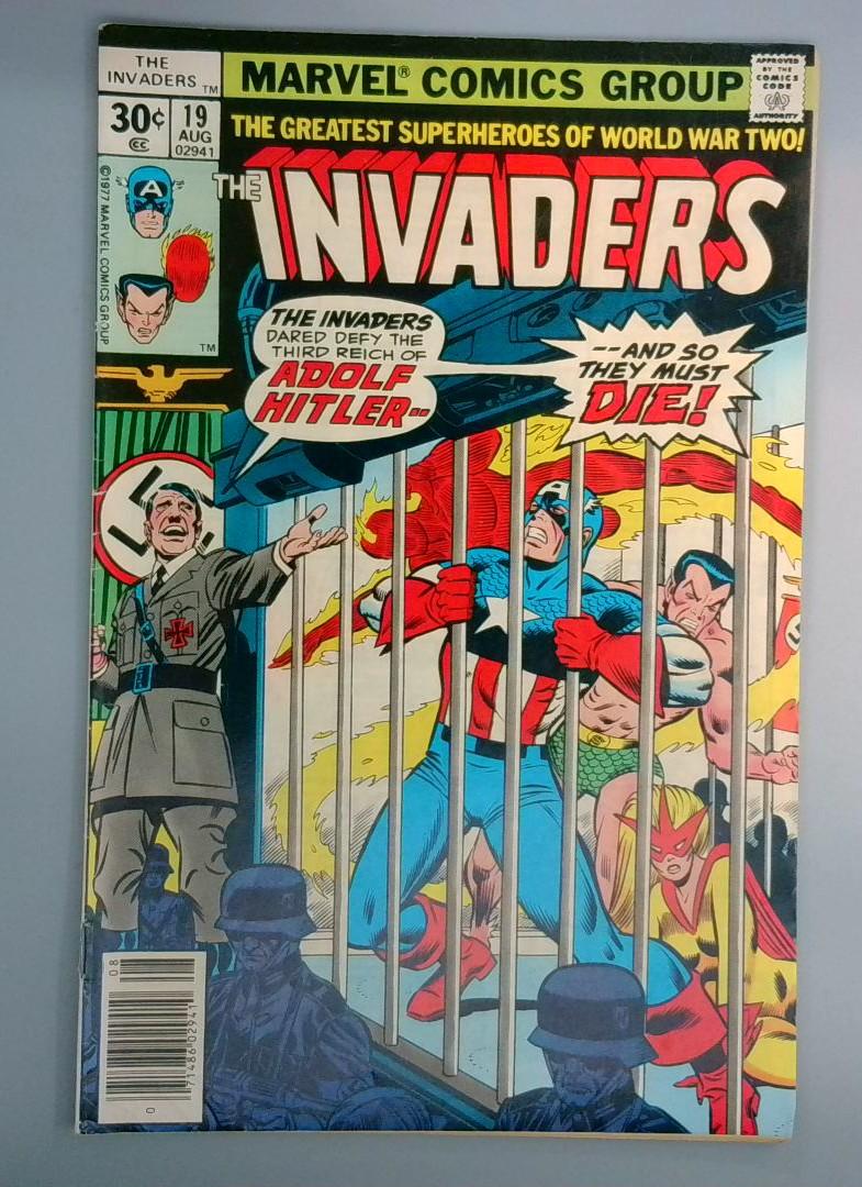 Invaders #19 Brian Falsworth Becomes New Union Jack Marvel 1977