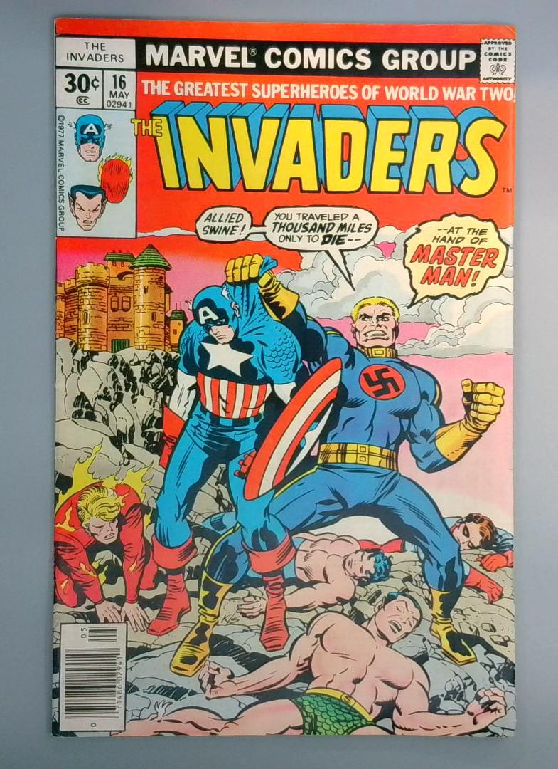 Invaders #16 FN Marvel 1977
