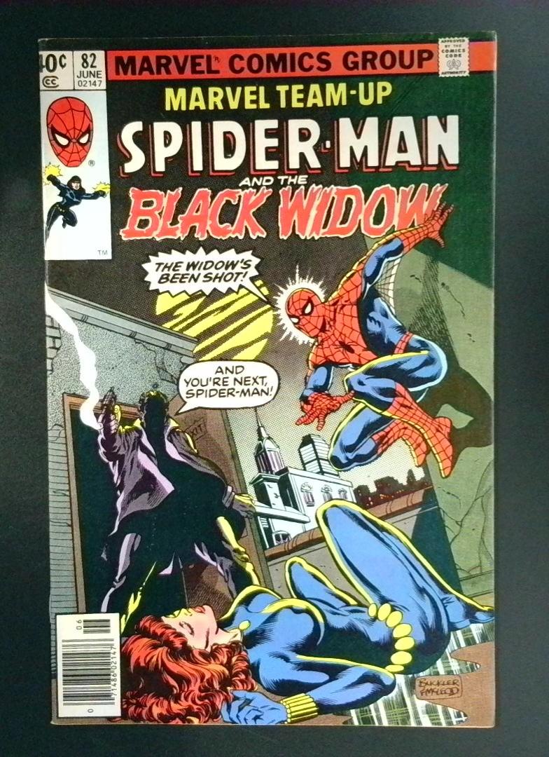 Marvel Team-Up #82 VF- Black Widow Team-Up Marvel 1979