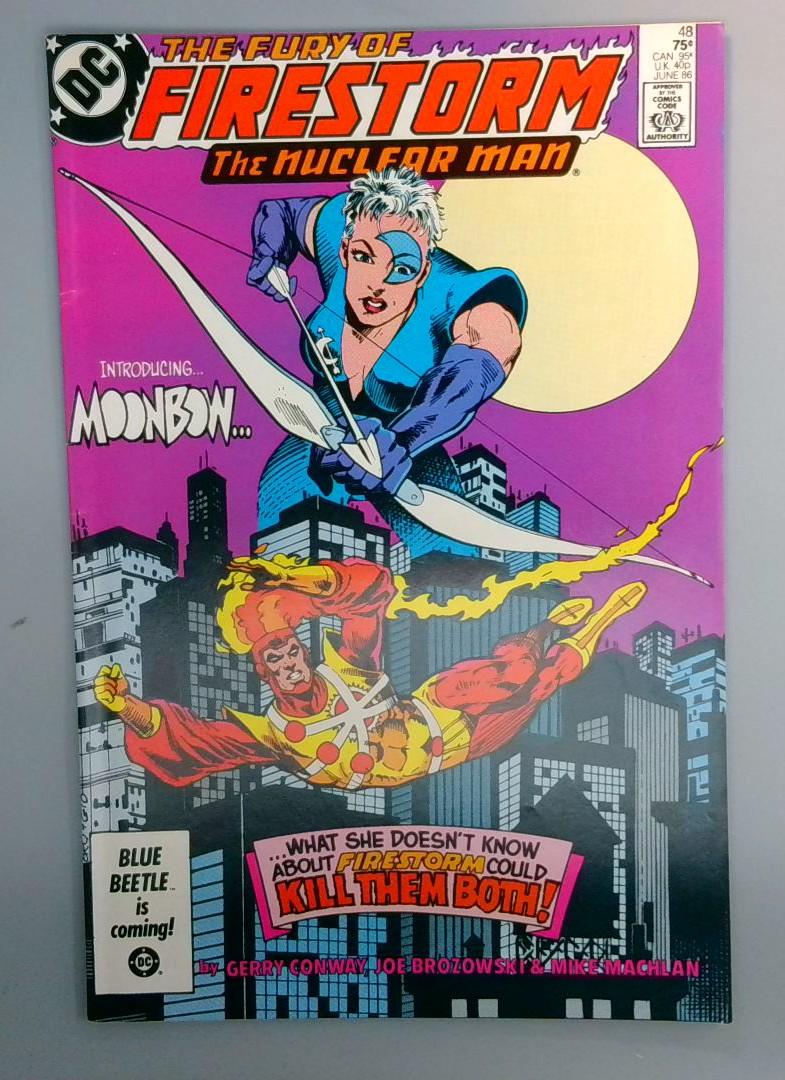 Fury of Firestorm #48 1st Moonbow DC 1986