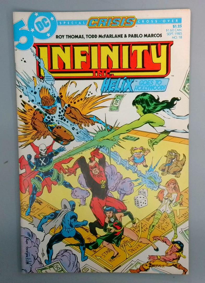 Infinity Inc. #18 VF McFarlane DC 1985