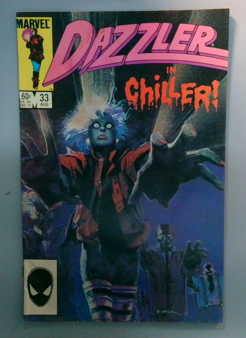 Dazzler #33 Tribute to Michael Jacksons Thriller Cover Marvel 1984