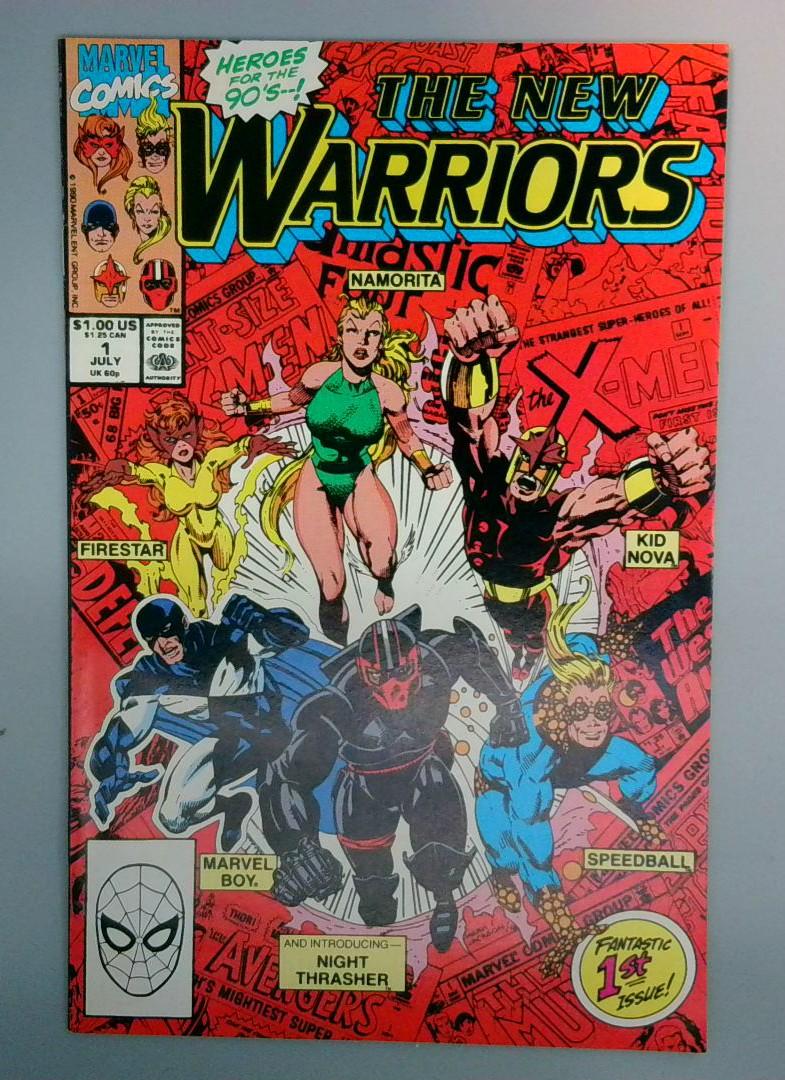 New Warriors #1 VF Origin of the New Warriors Marvel 1990