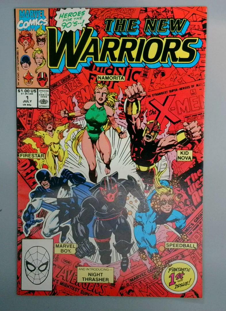 New Warriors #1 Origin of the New Warriors Marvel 1990
