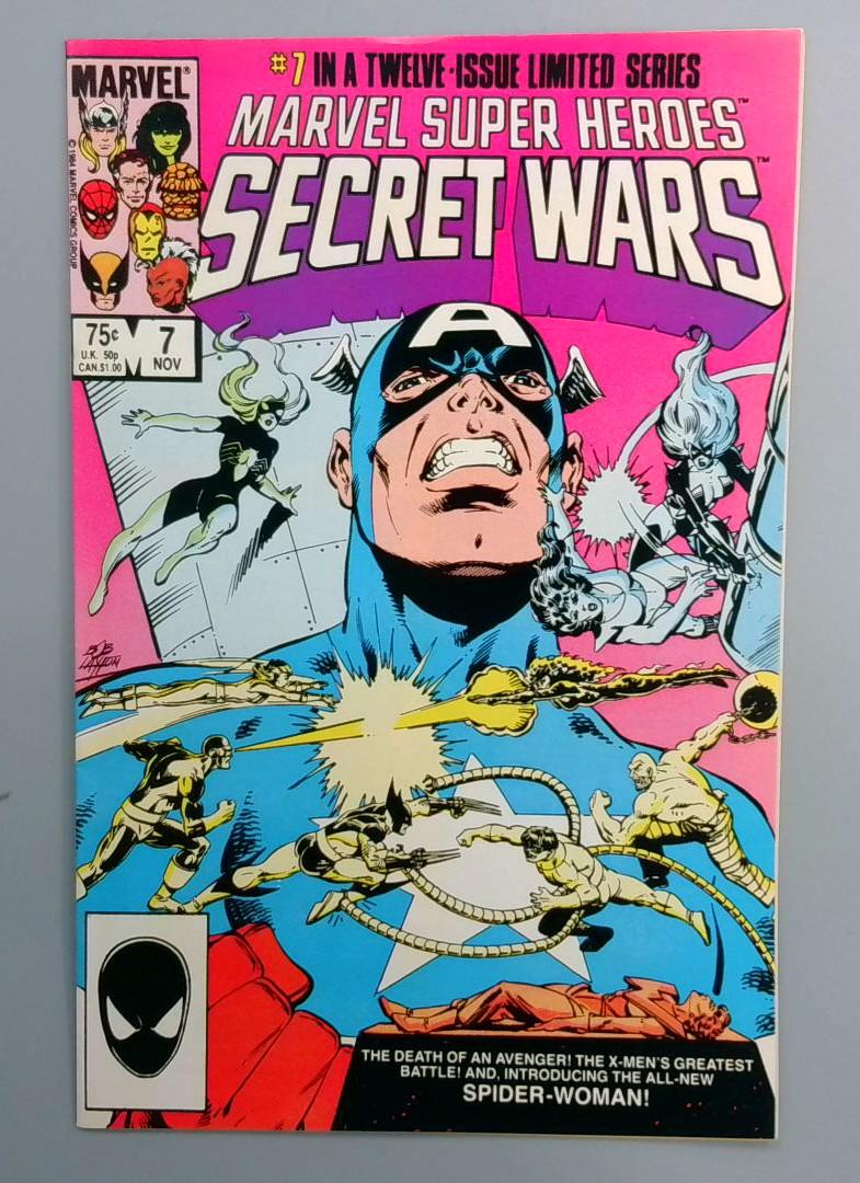 Marvel Super-Heroes: Secret Wars #7 VF+ 1st Spider-Woman Marvel 1984