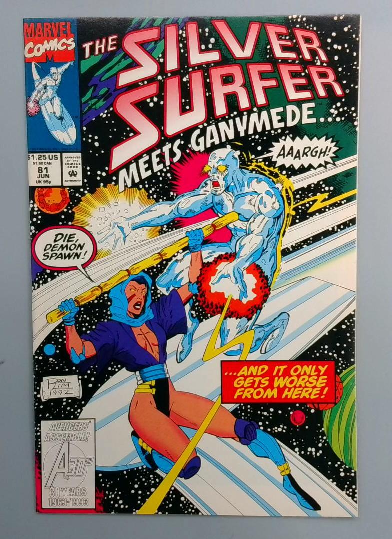 Silver Surfer #81 NM 1st Cameo of Tyrant Marvel 1993
