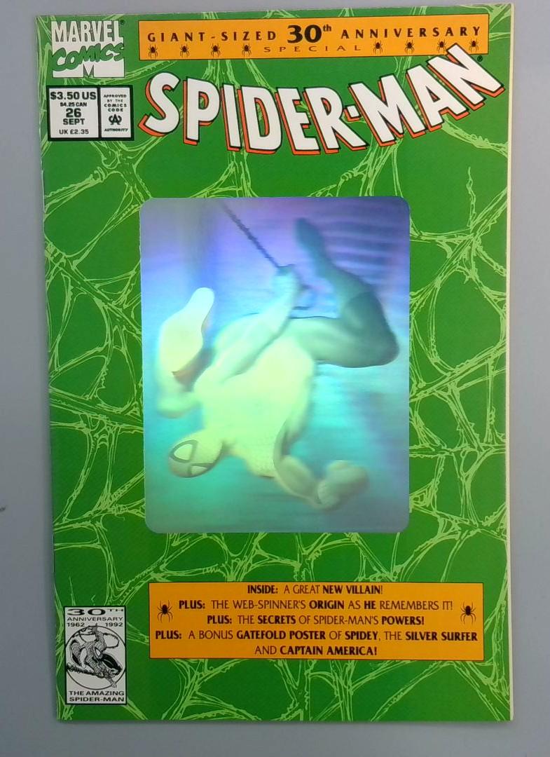 Spider-Man #26 NM Hologram, Green Cover Marvel 1992