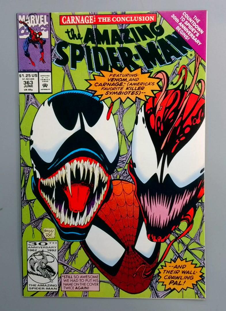 Amazing Spider-Man #363 NM 3rd Carnage Marvel 1992