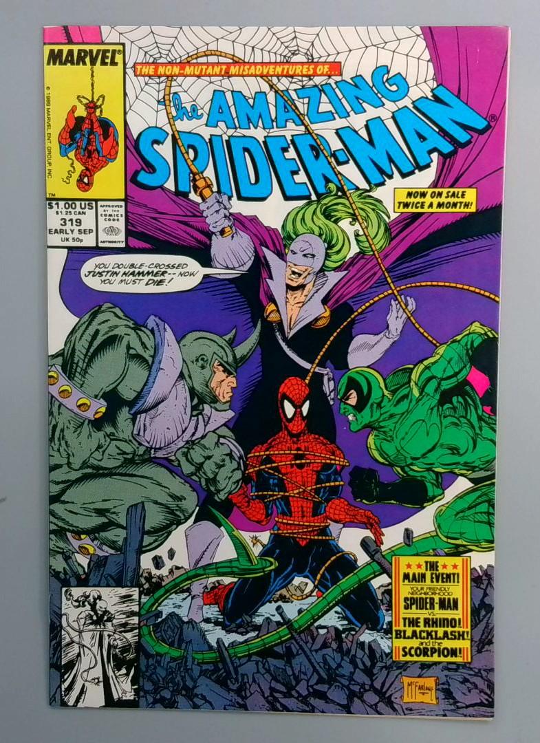Amazing Spider-Man #319 VF Backlash Marvel 1989