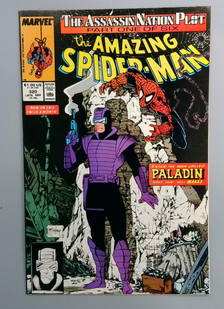 Amazing Spider-Man #320 VF Paladin McFarlane Marvel 1989