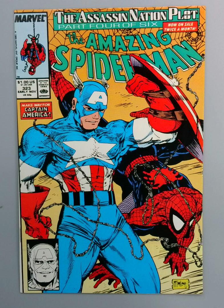 Amazing Spider-Man #323 VF+ 1st Full Appearance of Solo Marvel 1989