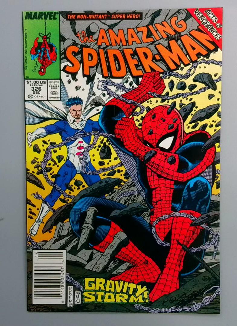 Amazing Spider-Man #326 VF Newsstand Marvel 1989