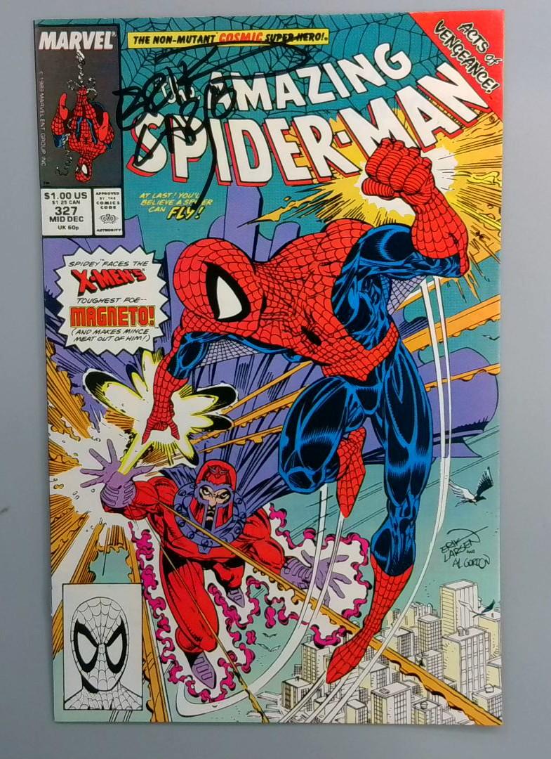 Amazing Spider-Man #326 VF Signed by Erik Larsen Marvel 1989