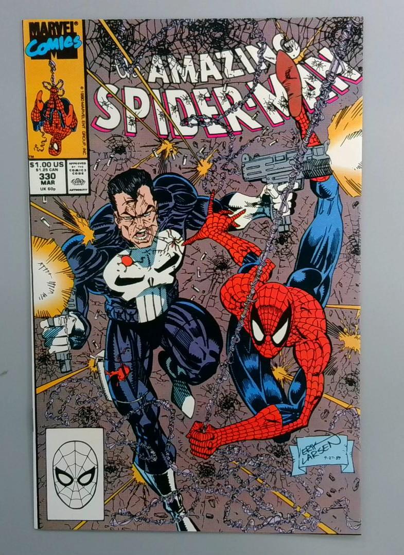 Amazing Spider-Man #330 NM Punisher Erik Larsen Marvel 1990