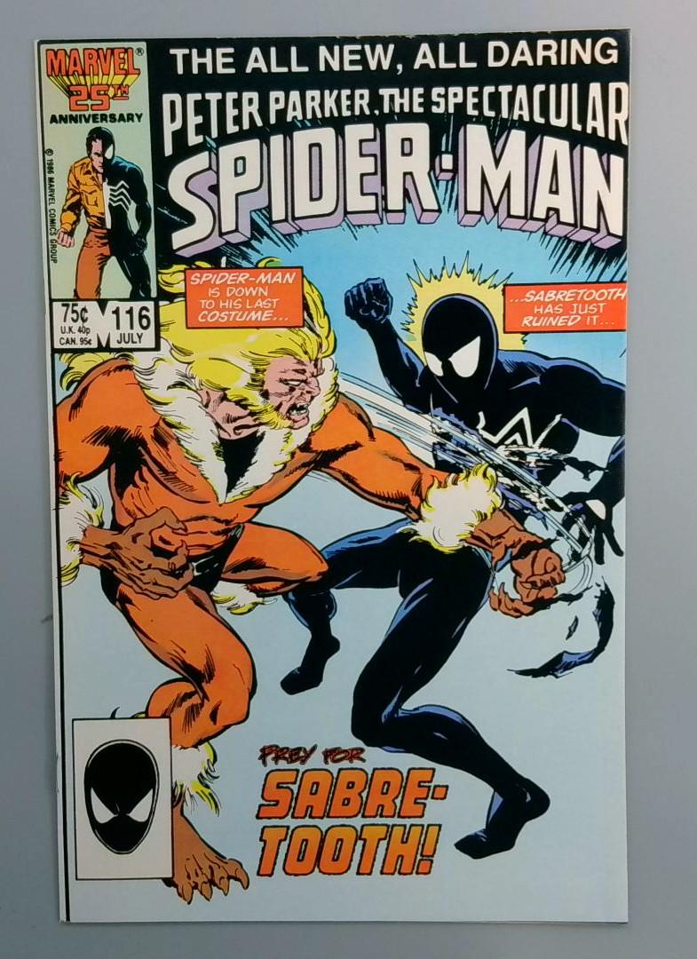 Spectacular Spider-Man #116 VF/NM 1st Appearance of Foreigner Marvel 1986