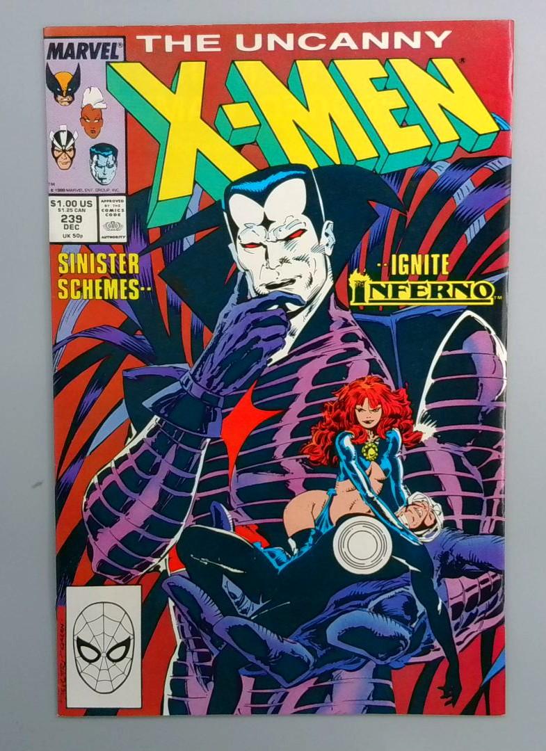 Uncanny X-Men #239 VF 2nd Appearance of Mr. Sinister Marvel 1988