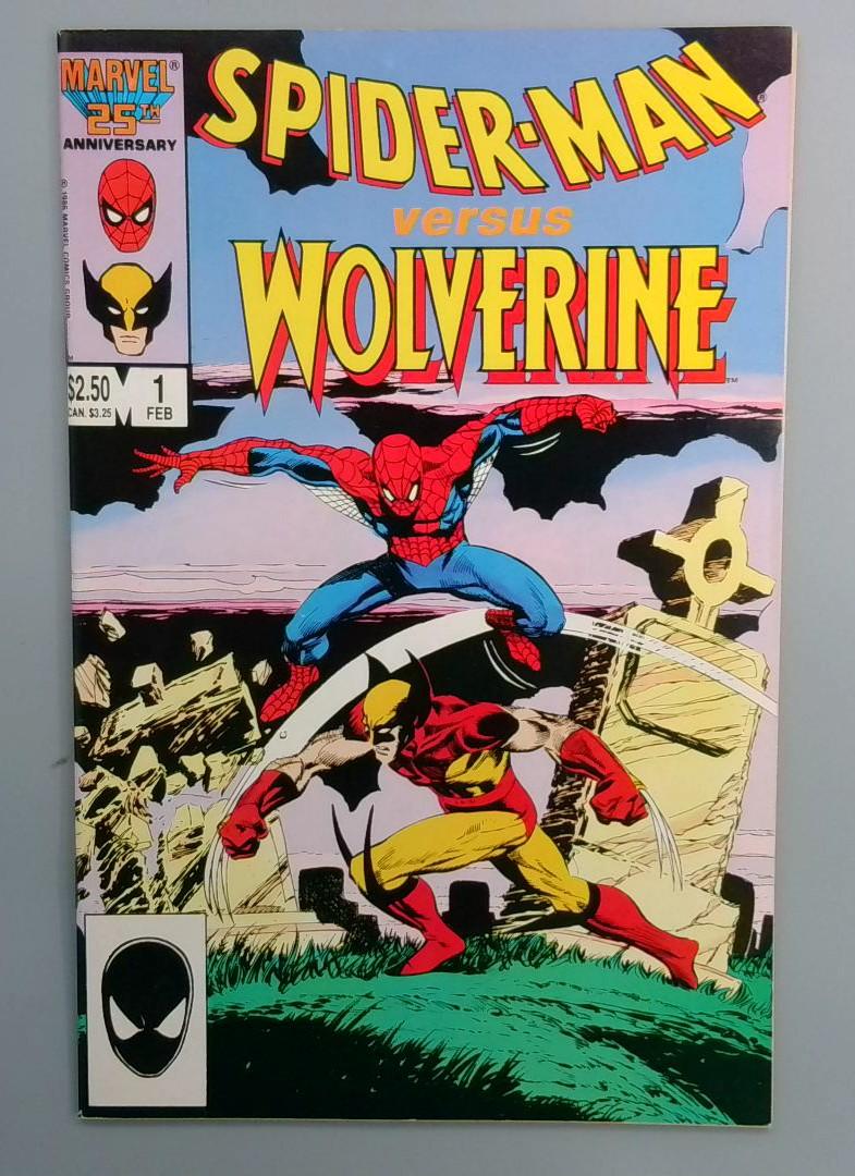 Spider-Man versus Wolverine #1 Death of Ned Leeds Marvel February 1987