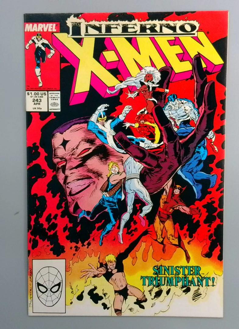 Uncanny X-Men #243 VF Inferno Marvel 1989
