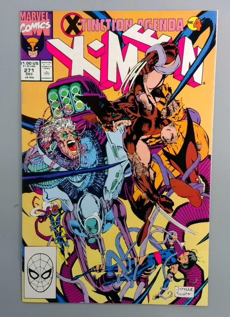 Uncanny X-Men #271 NM- Jim Lee, X-Tinction Agenda Part 4  Marvel 1990
