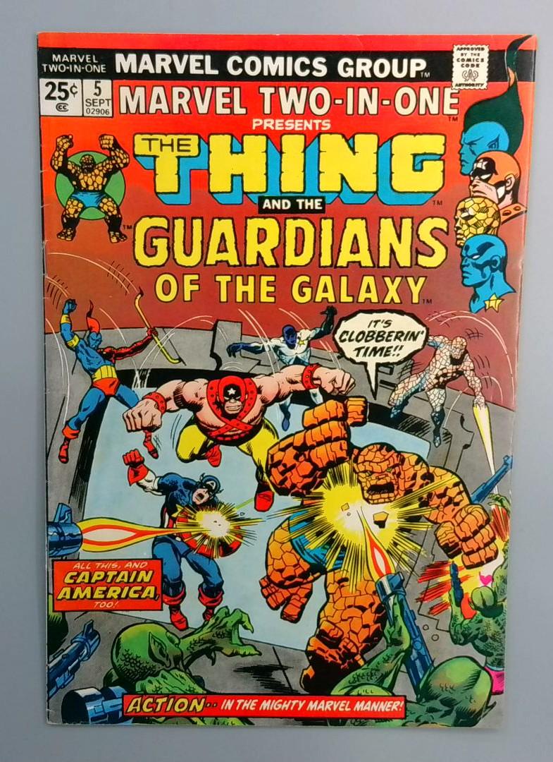 Marvel Two-In-One #5 MVS Included GOTG Marvel 1974