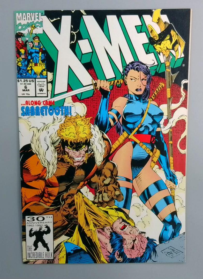 X-Men #6 NM Jim Lee Marvel 1992