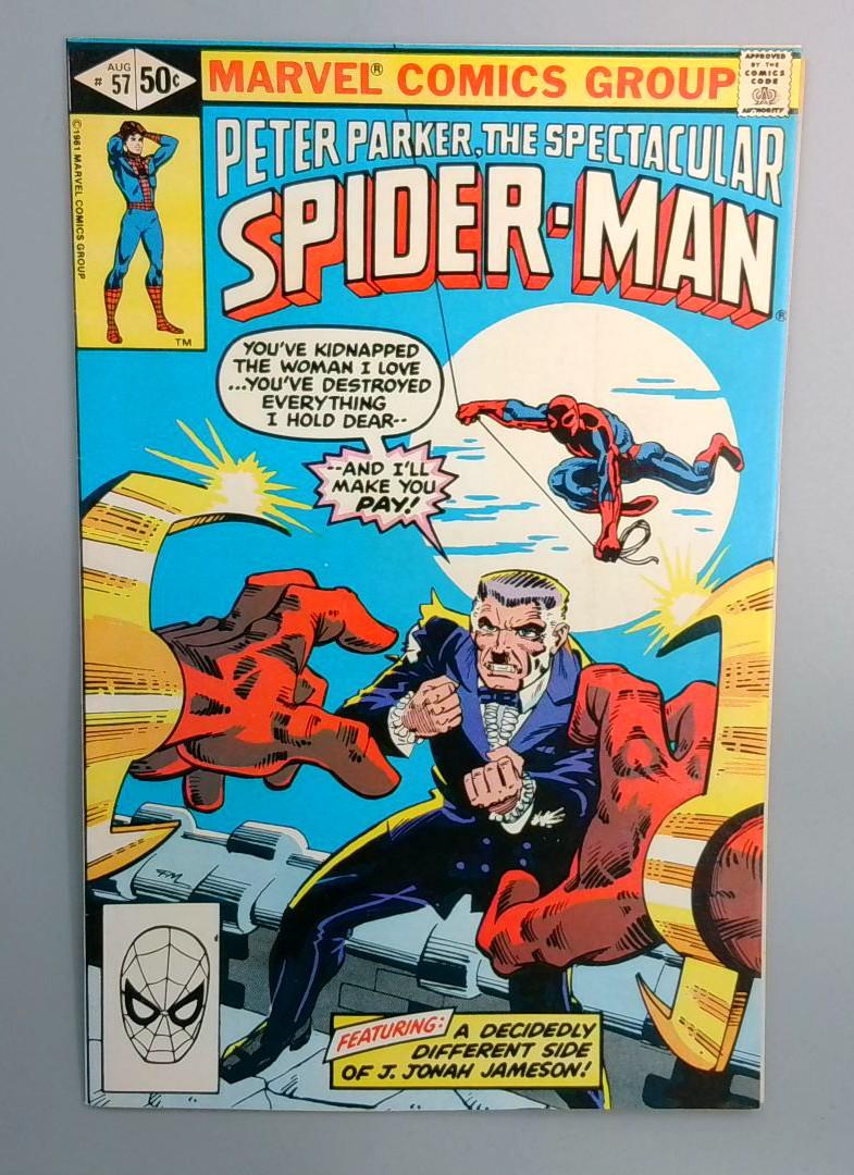 Spectacular Spider-Man #57 VF+ Marvel 1981