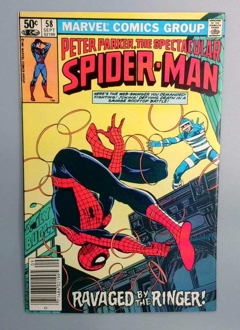 Spectacular Spider-Man #58 NM- Newsstand Marvel 19