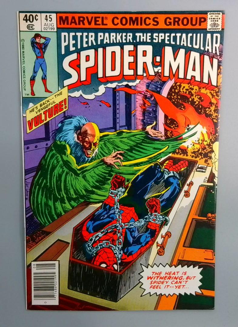 Spectacular Spider-Man #45 NM Death of Malachi Toomes Newsstand Marvel 1980