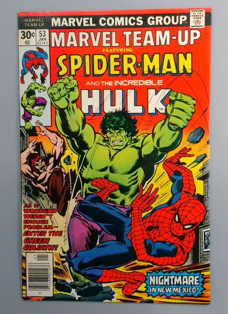 Marvel Team-Up #53 VF- 1st John Byrne Marvel 1977