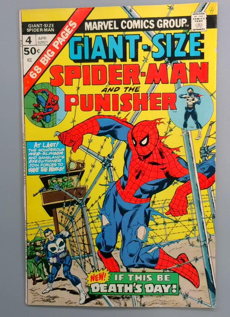 Giant-Size Spider-Man #4 3rd Punisher Appearance Marvel 1975