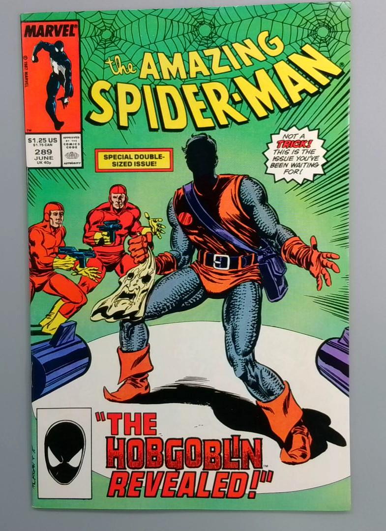 Amazing Spider-Man #289 VF- Ned Leeds Revealed to Be the Hobgoblin Marvel 1987
