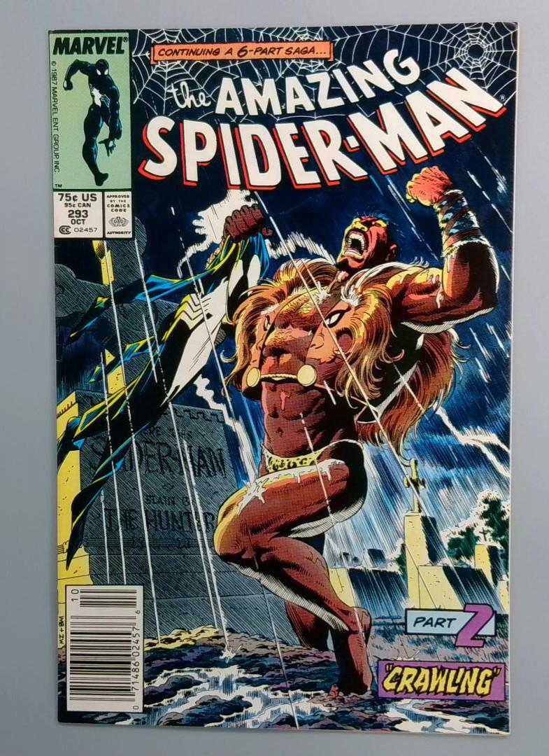Amazing Spider-Man #293 VF/NM Kravens Last Hunt Part 2 Newsstand Marvel 1987