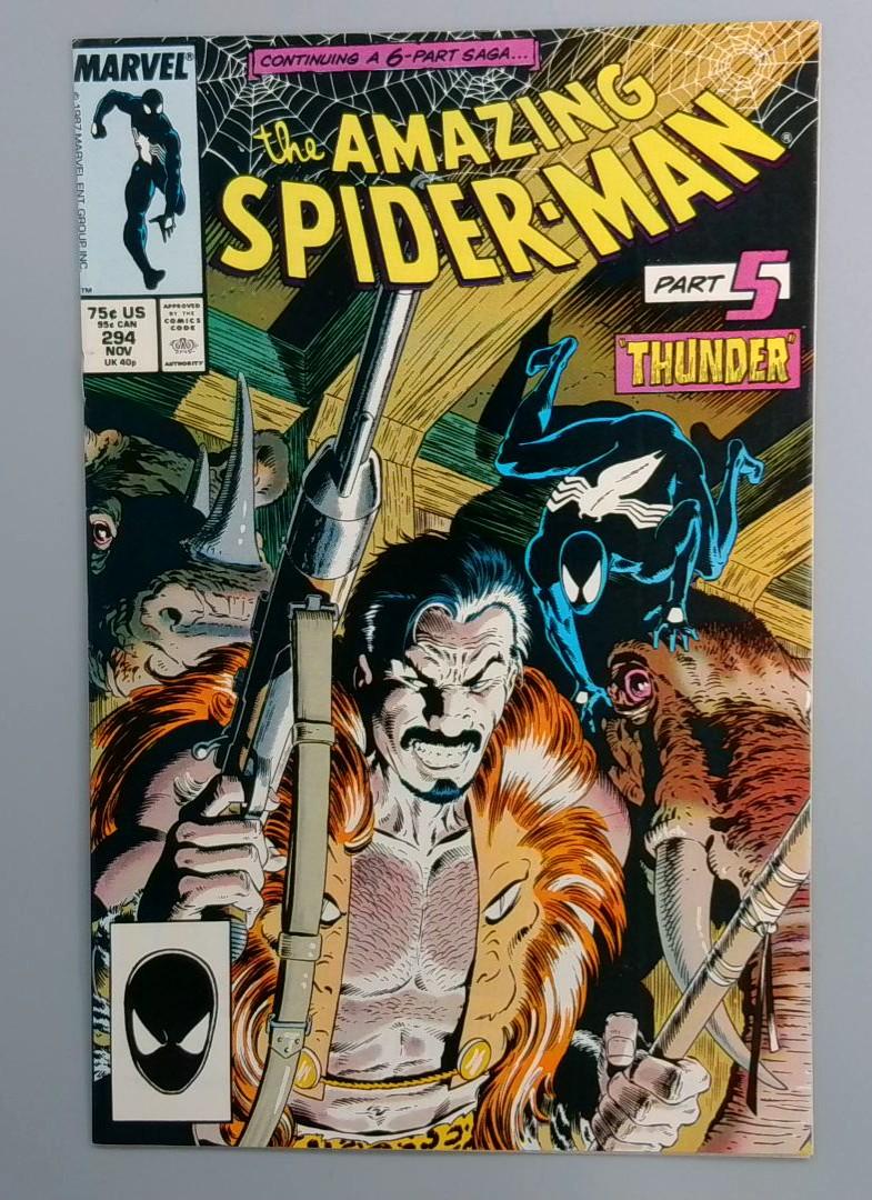 Amazing Spider-Man #294 VF- Death of Kraven Marvel 1987
