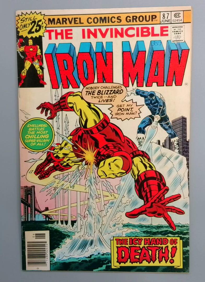 Iron Man #87 VF+ 2nd Blizzard Marvel 1976