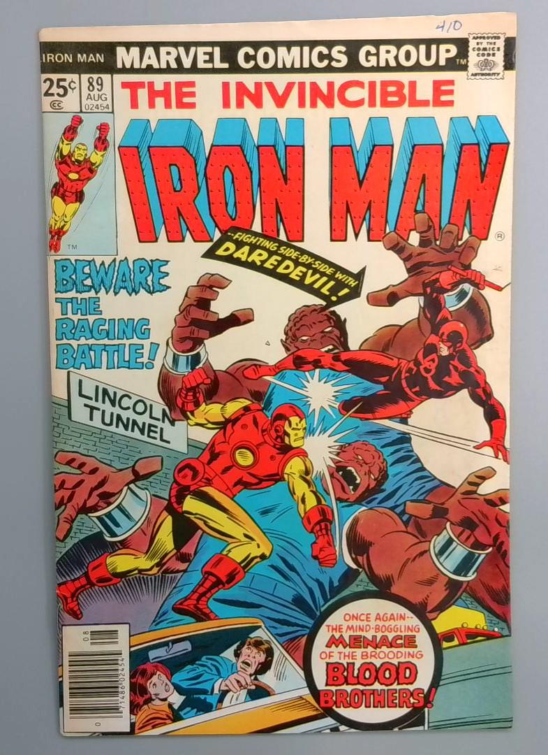 Iron Man #89 Daredevil Guest Appearance. Blood Brothers Marvel 1976
