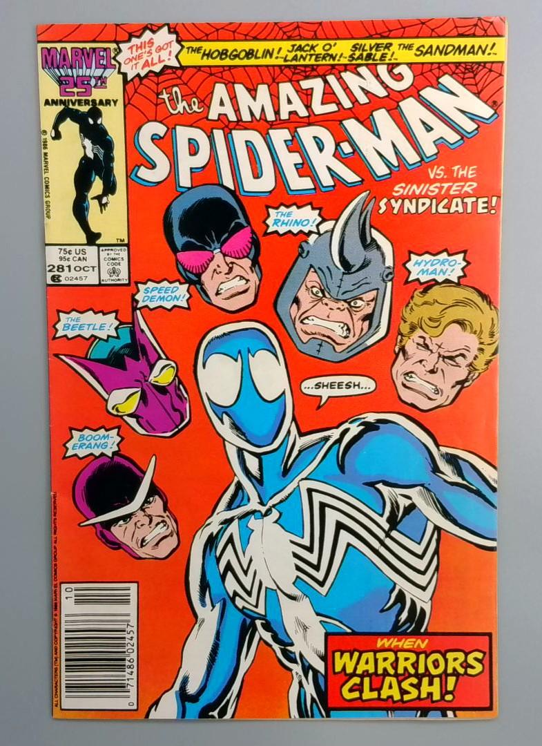 Amazing Spider-Man #281 Hobgoblin Newsstand Edition Marvel 1986