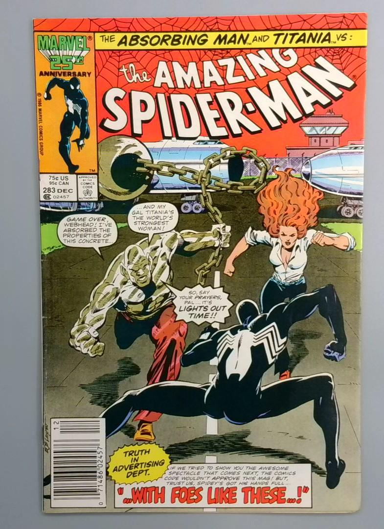 Amazing Spider-Man #283 Newsstand Marvel 1987
