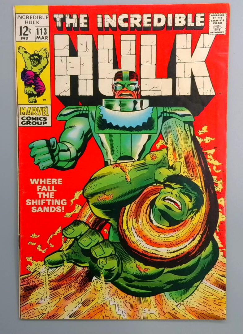 Incredible Hulk #113 FN- Sandman Appearance Marvel 1969