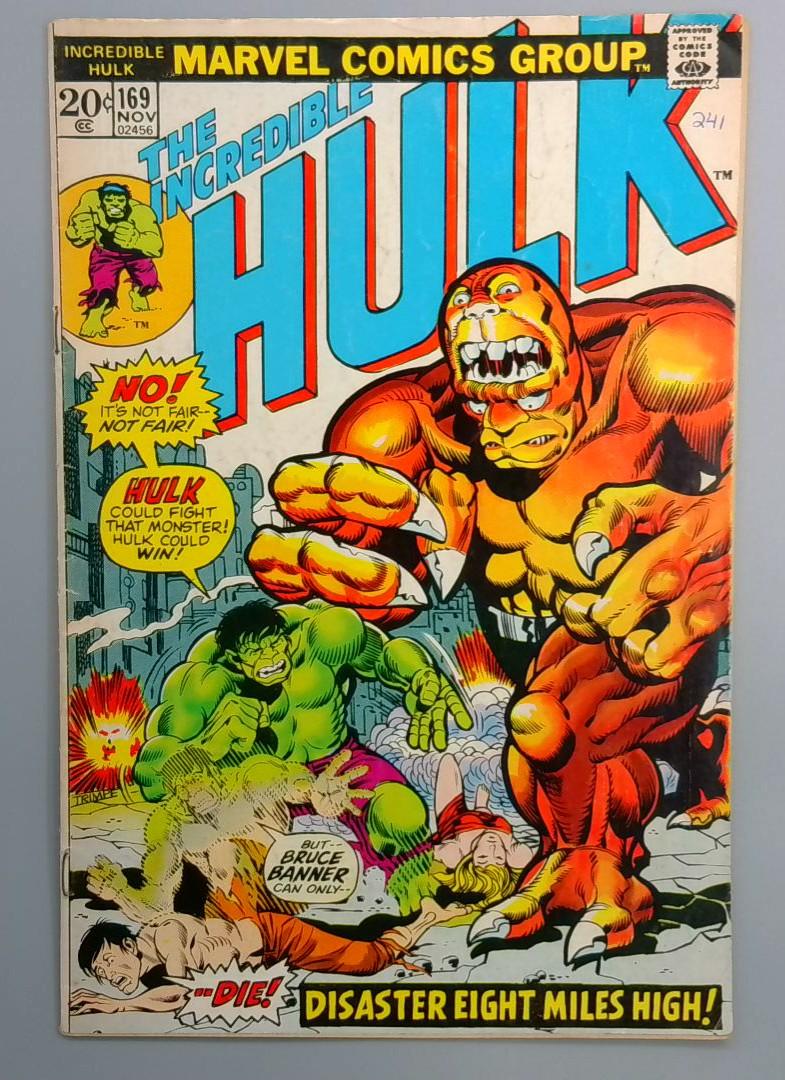 Incredible Hulk #169 1st and Only Appearance of Bi-Beast Marvel 1973