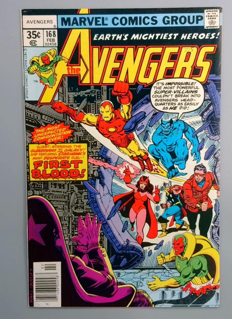 Avengers #168 FN Part 2 of the Korvac Saga Marvel 1978