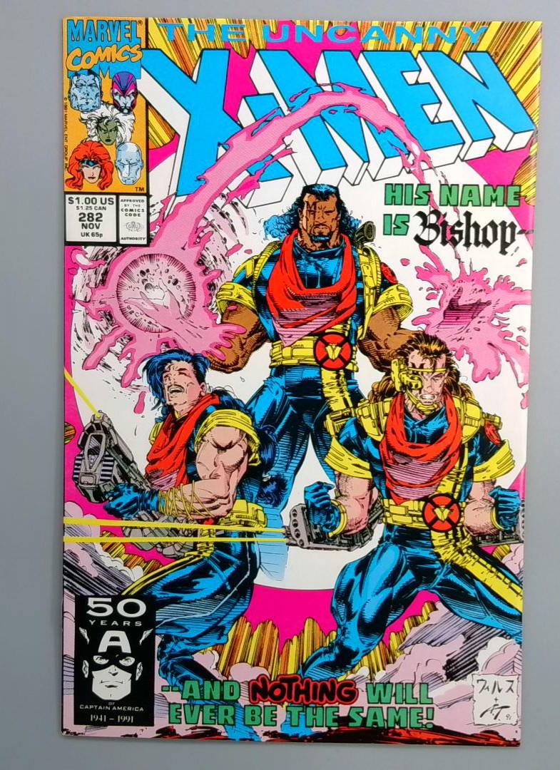 Uncanny X-Men #282 NM- 1st Bishop Cameo Appearance Marvel 1991