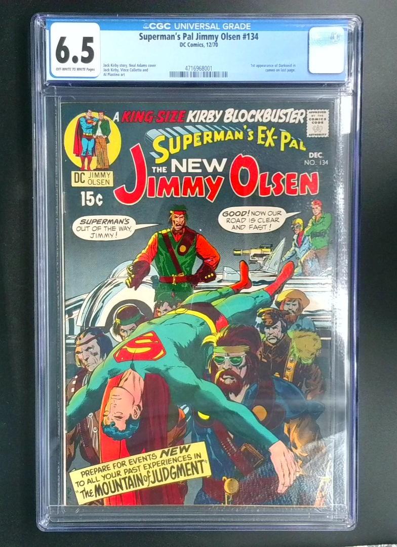 Superman's Pal Jimmy Olsen #134 1st App of Darkseid 6.5 CGC DC Comics 1970
