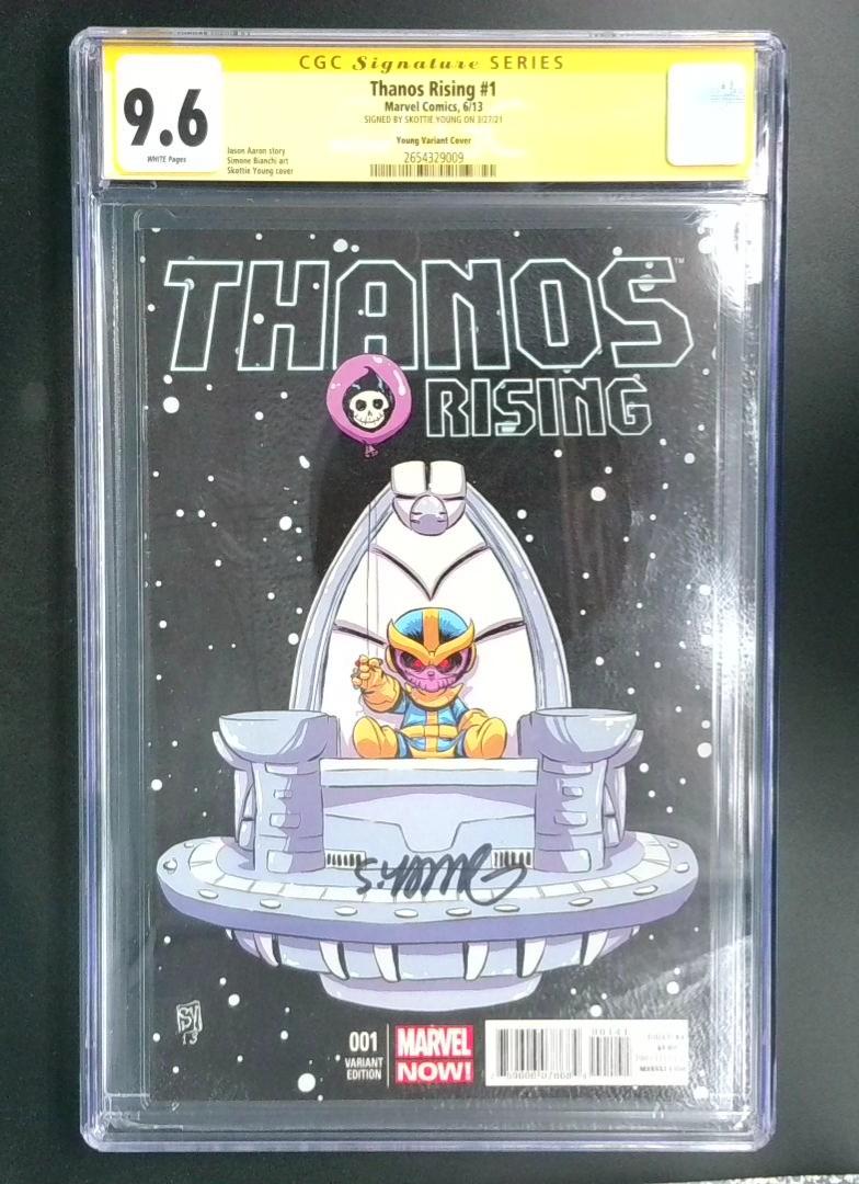 Thanos Rising #1 Young Variant Cover 9.6 CGC SS Marvel 2013