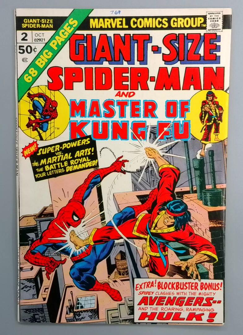 Giant-Size Spider-Man #2 FN/VF 1st Appearance of Lu Chang Marvel 1974