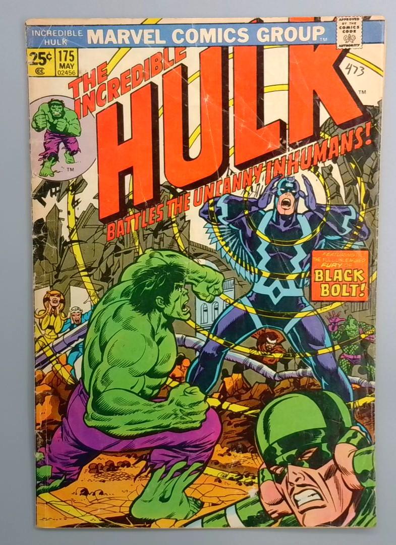 Incredible Hulk #175 Inhumans Appearance Marvel 1974
