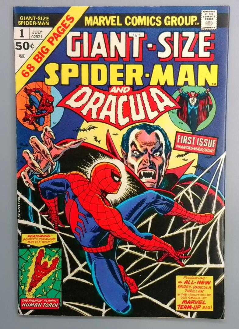 Giant-Size Spider-Man #1 VF+ 🔑 1st Appearance of Equinox Marvel 1974
