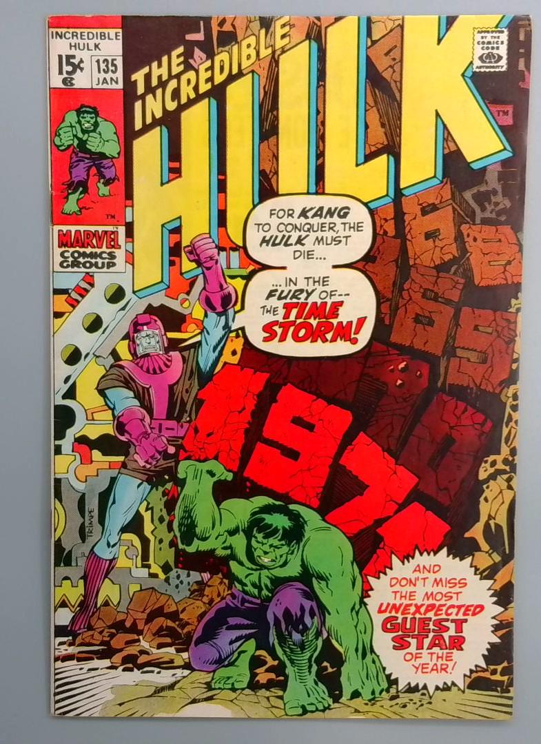 Incredible Hulk #135 FN+ Kang Marvel 1971